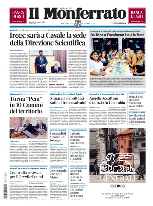 Il Monferrato - Edizione 61 del 25/08/2026
